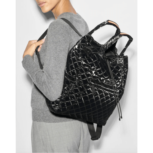 Black Liquid Metro Convertible Backpack