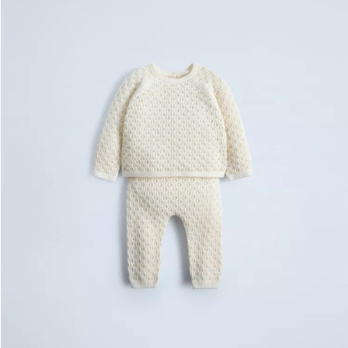 SILK COTTON KNIT SET - Ecru | ZARA United States