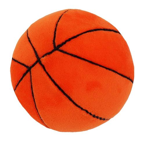 June Garden 3" My First Basketball - Plush Baby Rattle Sensory Toy - Safe Soft Sports Toy for Infants Boys and Girls