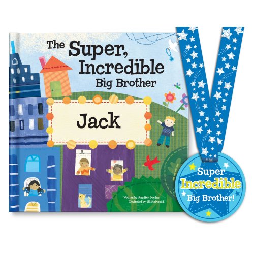 Big Brother Gift | Gift for Big Brother | Custom Book | Big Brother Hospital Gift | Super incredible Personalized Children's Book