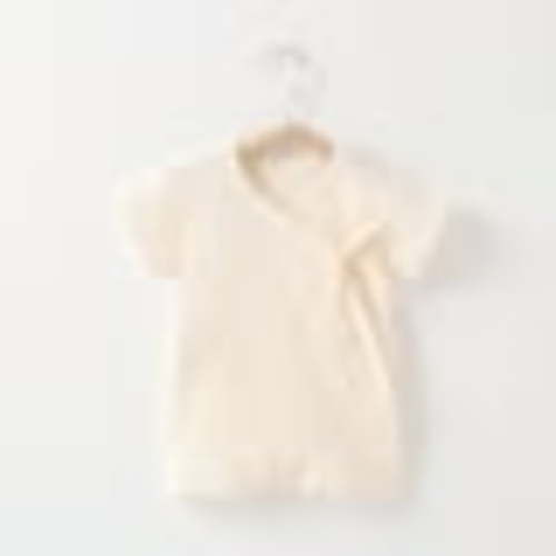 Nrmvnmi Kimono Robe Newborn Cotton Yarn Robe Solid Color Short Sleeve Baby Romper Infant Japanese Pajamas Mothers Day Gifts 9 Months
