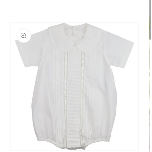 Boy's Ivory Heirloom Bubble – Cecil & Lou