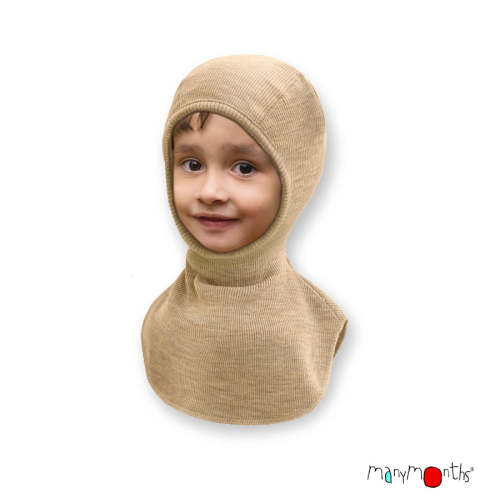 Natural Woollies Elephant Hood Balaclava by ManyMonths - Jillian's Drawers