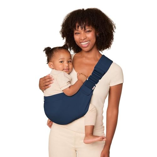 Ergobaby Upsie Hip Sling – Midnight Blue Baby Carrier – Lightweight, Adjustable Sling for Toddlers – Breathable & Ergonomic Design