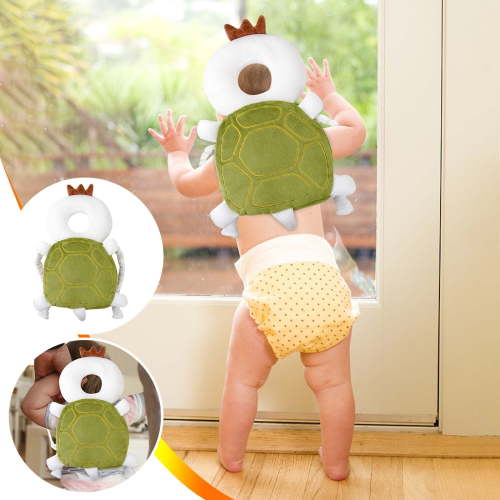 Adorable Turtle-Shaped Baby Head Protector‌ – Soft Cushioned Backpack for Toddler Safety | Anti-Collision Pad for Walkers & Crawlers | Breathable & Lightweight Fall Protection
