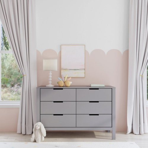 Colby 6 Drawer 51.25" W Double Dresser