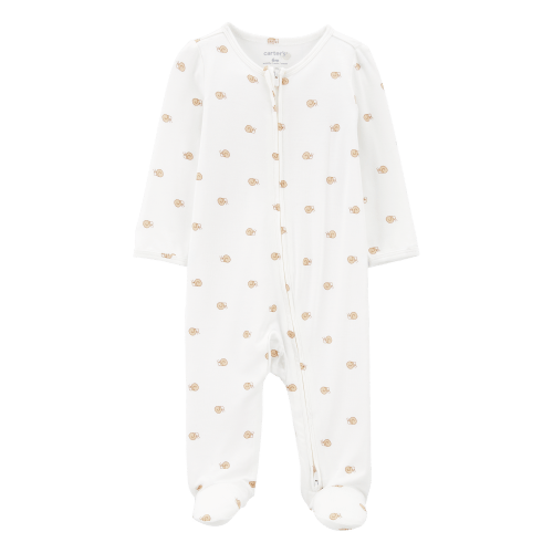 Baby Snail Print Zip-Up PurelySoft Sleep & Play Pajamas - Carter's | Carter's