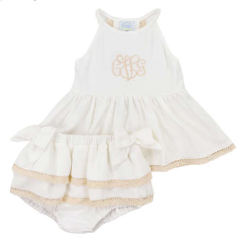 Girls Seaside Style Bloomer Set
