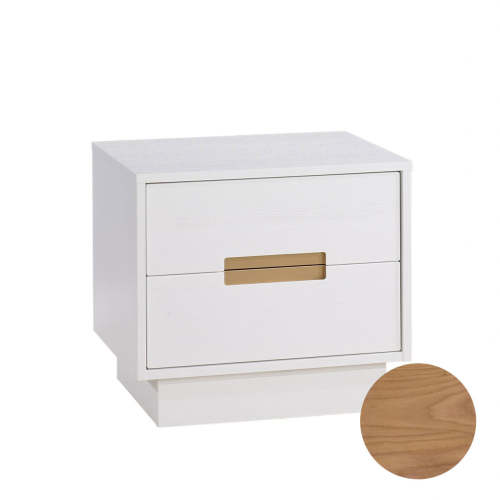 Natart Como Nightstand - Wheat