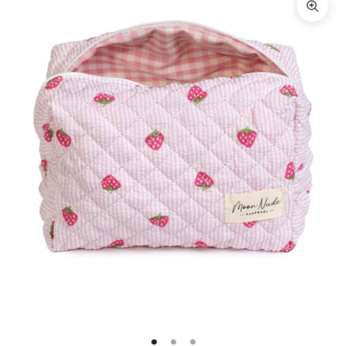 Strawberry Large Makeup Bag