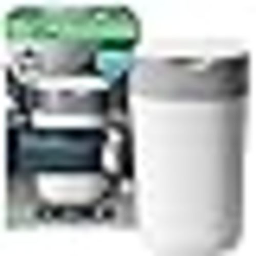 Tommee Tippee Twist and Click Advanced Nappy Bin, Includes 1x Refill Cassette, Locks in Odours and Germs, White : Amazon.com.au: Baby