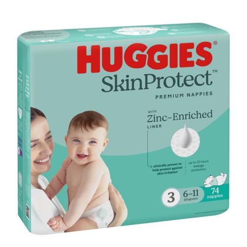 Huggies Skin Protect Nappies Size 3 (6-11 Kg)