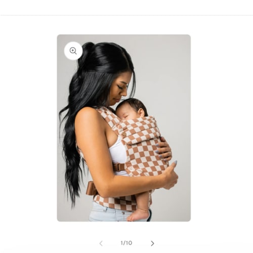 The Monarch Carrier - Mocha Check – Mabē