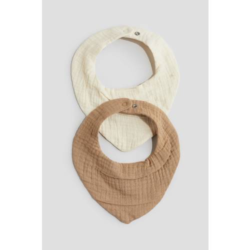 2-PACK TRIANGLE MUSLIN SCARVES