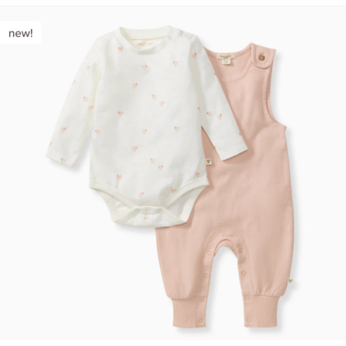 Ditsy Floret Jumpsuit & Bodysuit Set – Burt's Bees Baby