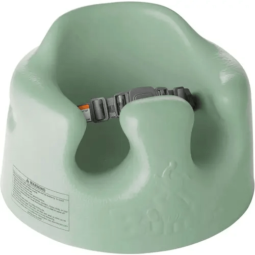 Bumbo Baby Floor Seat, Portable Infant Sit Up Activity and Eating Chair, Hemlock