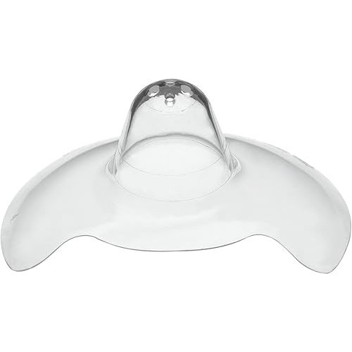 Medela Contact Nipple Shield for Breastfeeding, Large 24mm Nippleshield, For Latch Difficulties or Flat or Inverted Nipples, Made Without BPA