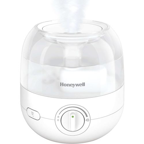 Honeywell Mini Cool Mist humidifier, Easy to Fill and Clean, humidifier for small Bedroom, Kids Rooms, or office. Ultra Quiet Operation and Auto Shut-Off - White, HUL525W