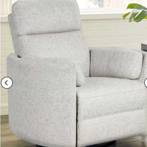 Simeon Collection Power Swivel Glider Recliner in Natural Beauty Quartz