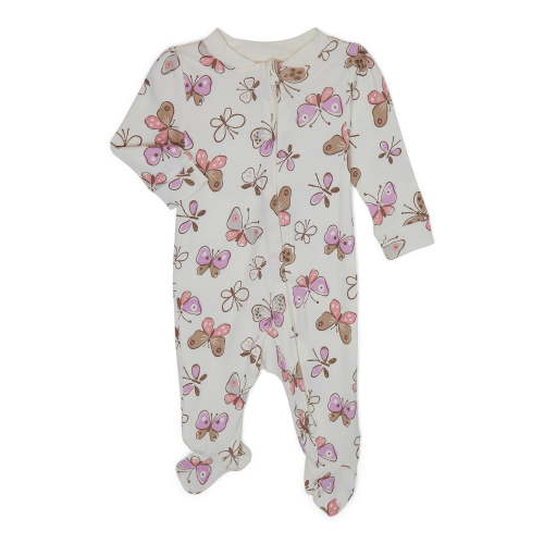 Huggies Baby Girl Butterfly Printed Organic Cotton Sleep and Play, Sizes NB-9M