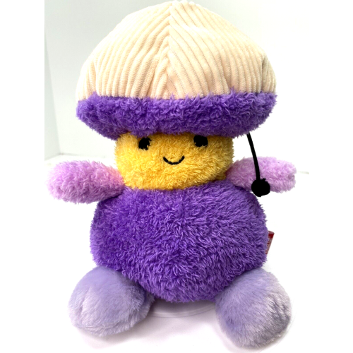 Russ Bum Bumz Purple Leslie Lamp 8" Beanie Plush Soft Embroidered Eyes Kellytoy