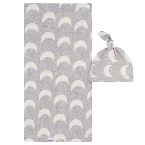 2-Piece Baby Neutral Moons Swaddle and Cap Set – Gerber Childrenswear