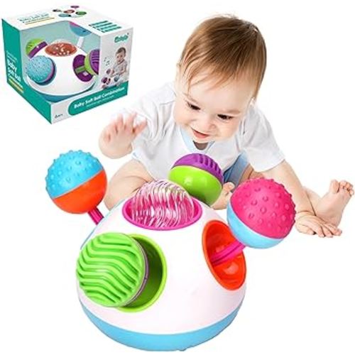 Sensory Baby Toys, Montessori Toys for 1 Year Old Boy, Sensory Toys for Babies, Newborn Toys 0 3 Months Brain Development, Learning Toys for 1 Year Old Girl Birthday Gift