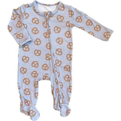 Zippered Footie, Pretzel Twists - Dear Perli | Maisonette