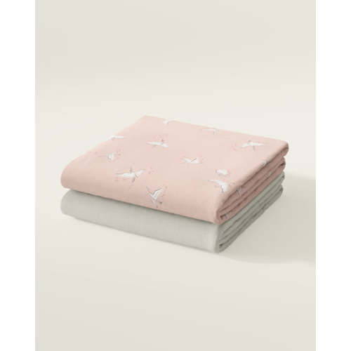 Swan Crib Sheet Set