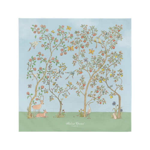 Carré – In Bloom Blue - Atelier Choux