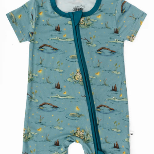 Frog Prince Shortie Romper