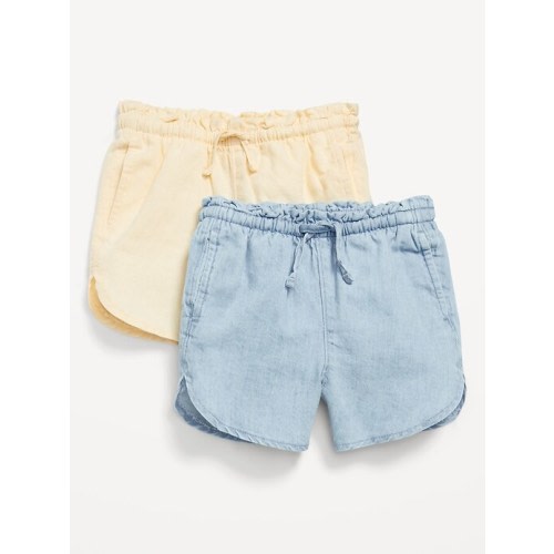 Dolphin-Hem Shorts 2-Pack for Toddler Girls | Old Navy