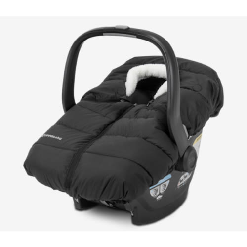 UPPAbaby CozyGanoosh for Aria and Mesa Infant Car Seat Carriers/Easily Attaches to Aria, Mesa, Mesa V2, Mesa Max/Ultra-Plush, Weather-Proof/Charcoal