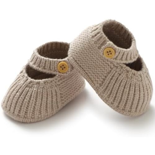 Baby Booties Crochet Knit First Walkers Boots Newborn Soft Socks Shoes for Infant Boy Girl
