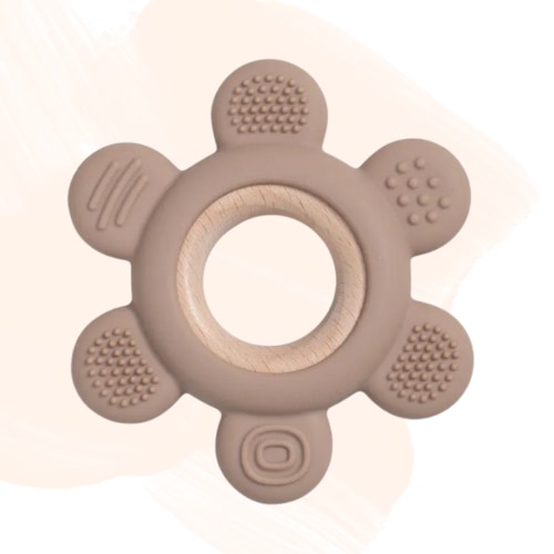 Silicone/Wood Teether
