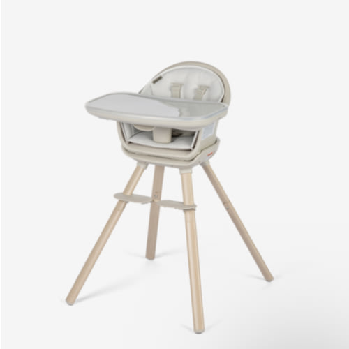 Maxi-Cosi Moa 8-in-1 High Chairs for Babies and Toddlers, Machine Washable Infant High Chair, Compact, Convertible High Chair Lightweight Design, Classic Oat
