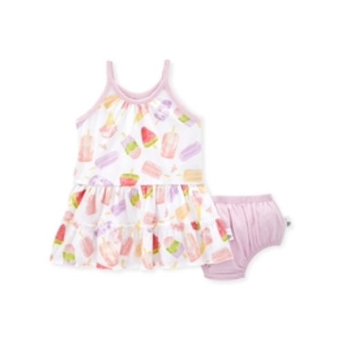 Summer Sweets Organic Baby Dress & Diaper Cover Set