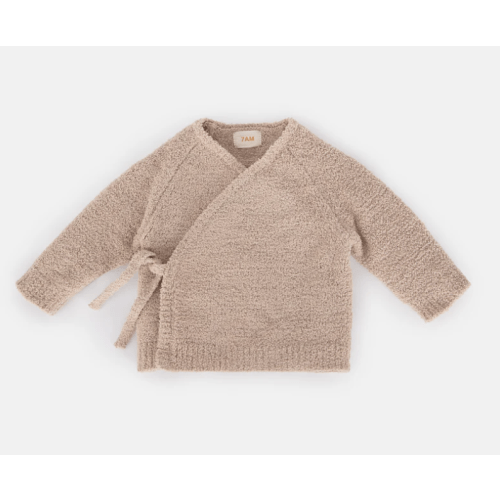 Wrap Top - Fuzzy - Pecan (0-3M)