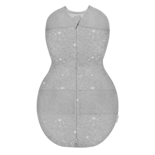 Sleepea Swaddle – LARGE Gray Stars