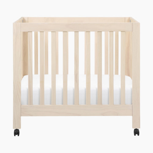 babyletto Origami Mini Crib - Washed Natural