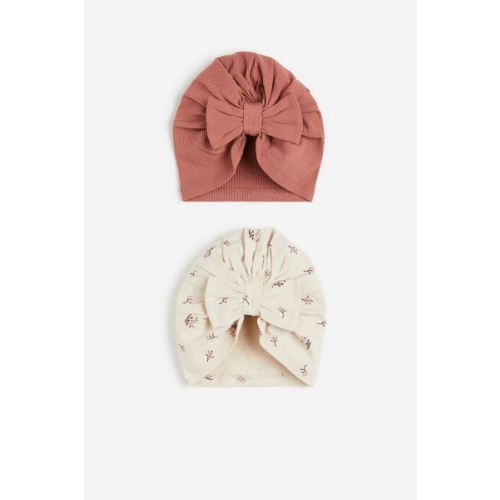 2-pack Knot-detail Hats