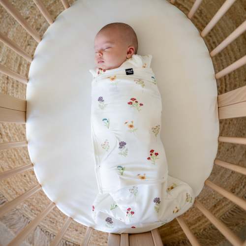 Sleep Bag Swaddler in Wildflower 1.0