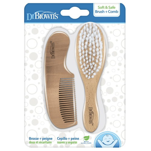 Dr. Brown's Soft and Safe Baby Brush + Comb