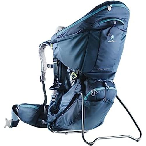 Deuter Kid Comfort Pro Child Carrier Backpack for Travel & Hiking with Toddlers - Midnight
