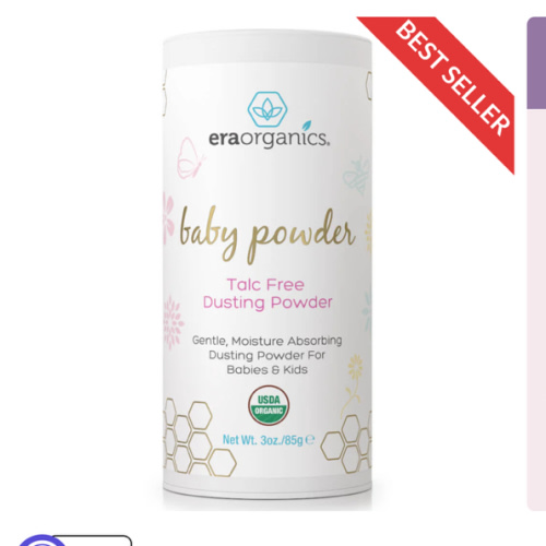 Buy Talc Free Organic Baby Powder - Era Organics