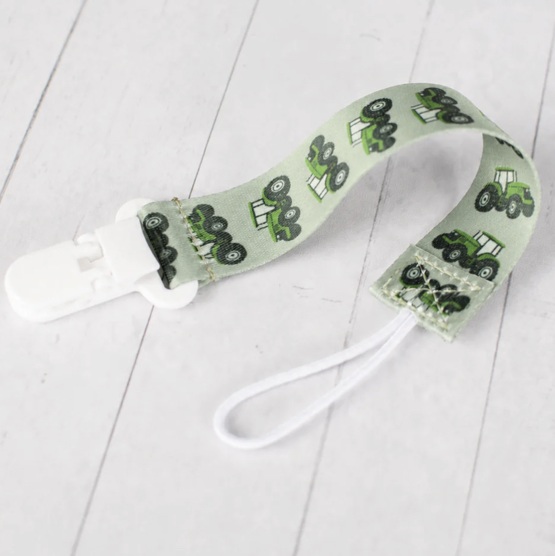 Green Tractor Paci Clip – American Farm Company