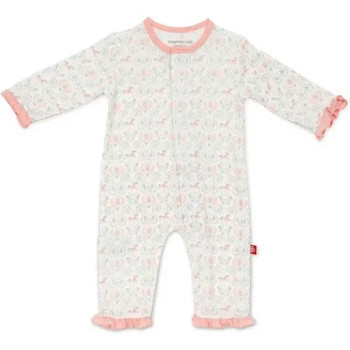 Magnetic Me Easy-Close Modal Coverall Jumpsuit Carousel 6-9 Months