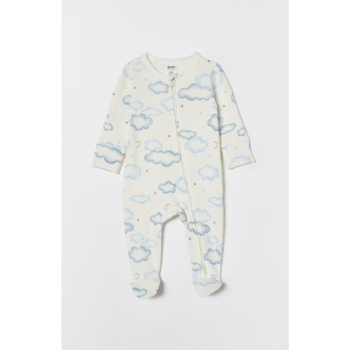 Organic Pointelle Zip All In One Romper