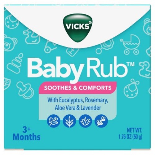 Vicks Babyrub Chest Rub Soothing Ointment - 1.76oz