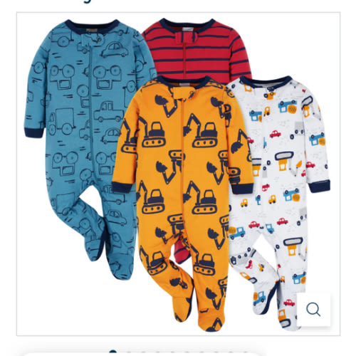 4-Pack Baby Boys Construction Zone Sleep 'N Plays – Gerber Childrenswear